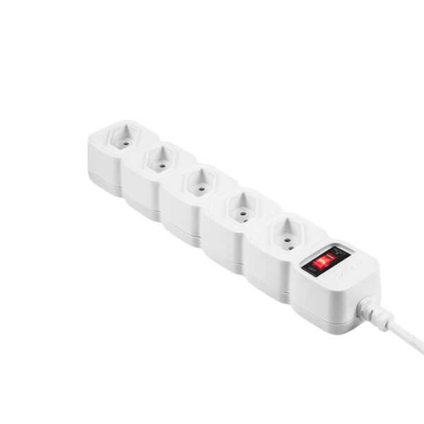 PROTETOR ELETRONICO C/ 5 TOMADAS BRANCO EPE 205 + 3 METROS 4824202 - Imagem 4