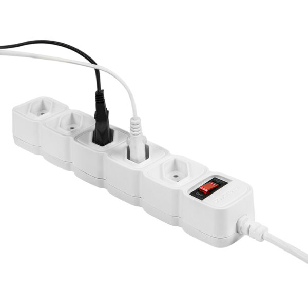 PROTETOR ELETRONICO C/ 5 TOMADAS BRANCO EPE 205 + 3 METROS 4824202 - Imagem 9