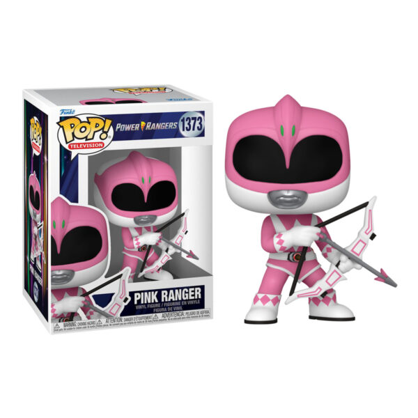 POP! POWER RANGERS - RANGER ROSA - 30º ANIVERSÁRIO #1373 - Imagem 2