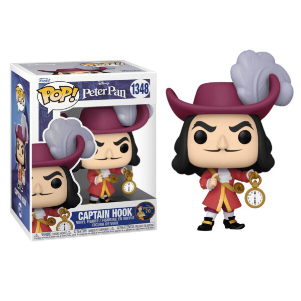 POP! DISNEY: PETER PAN - CAPITÃO GANCHO #1348 - Imagem 3