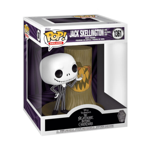 POP! DISNEY: O ESTRANHO MUNDO DE JACK - JACK SKELLINGTON COM PORTA DE HALLOWEEN - 30º ANIVERSÁRIO #1361 - Imagem 3