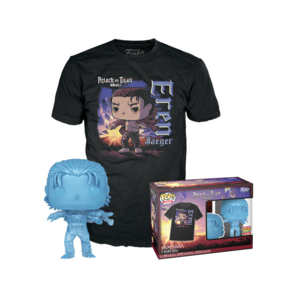 POP! TEES CAMISETA E POP ATTACK ON TITAN - EREN JAEGER - TAM P - Imagem 2