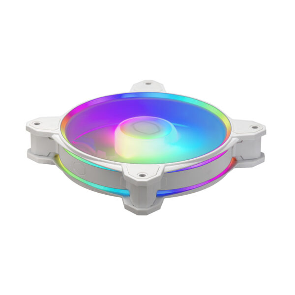 FAN PARA GABINETE MASTERFAN MF120 HALO 2 RGB 120MM - BRANCO - MFL-B2DW-21NP2-R2 - Imagem 4