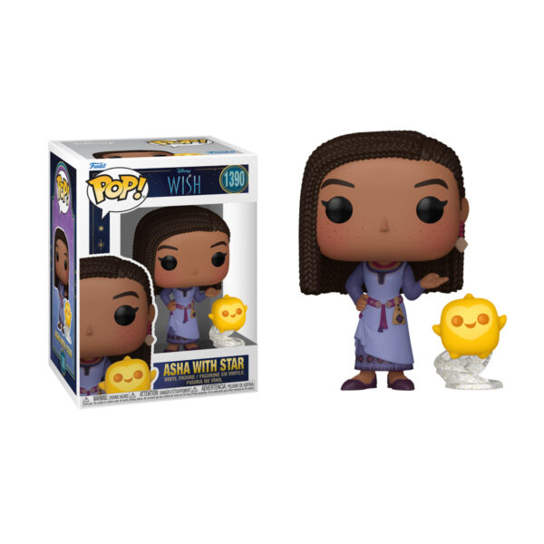 POP! DISNEY: WISH - ASHA COM ESTRELA #1390 - Imagem 2