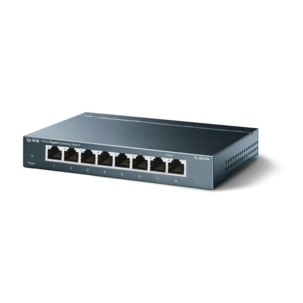 SWITCH 8 PORTAS GIGABIT DE MESA 10/100/1000 MBPS TL-SG108 SMB - Imagem 2