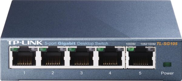 SWITCH 5 PORTAS GIGABIT DE MESA 10/100/1000 TL-SG105 SMB - Imagem 2