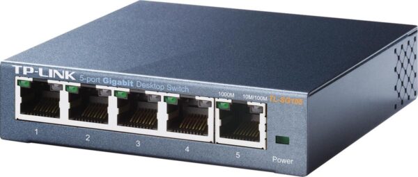 SWITCH 5 PORTAS GIGABIT DE MESA 10/100/1000 TL-SG105 SMB - Imagem 3
