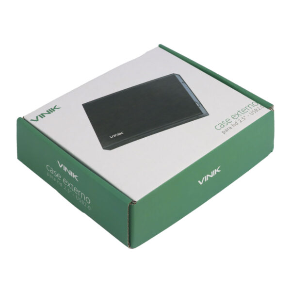 CASE EXTERNO PARA SSD 2.5" ALUMÍNIO USB 2.0 - VINIK CHDA-100 - Imagem 2