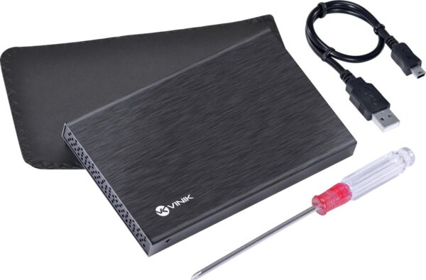 CASE EXTERNO PARA SSD 2.5" ALUMÍNIO USB 2.0 - VINIK CHDA-100 - Imagem 4