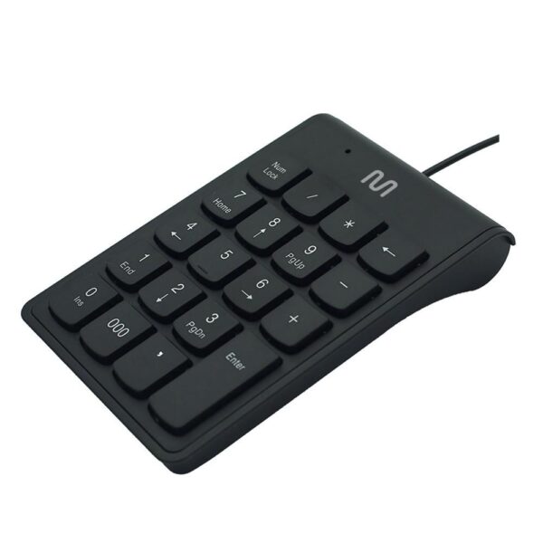TECLADO NUMÉRICO TFN100, COM FIO, USB, CABO DE 120CM, COM TECLA 000, PRETO - TC227 - Imagem 2