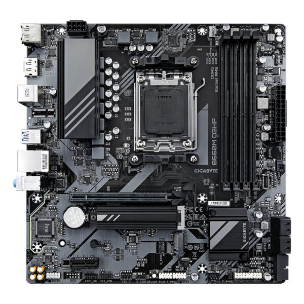 PLACA MAE GIGABYTE AMD B650M D3HP (REV. 1.0) AM5, 4XDDR5 DIMM 192GB, HDMI, DISPLAYPORT - Imagem 3