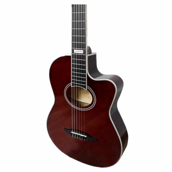 VIOLÃO NYLON ELETROACÚSTICO PERFORMANCE GNF-3 CEQ TRANSLUCENT DARK WINE (TDW) - Imagem 2