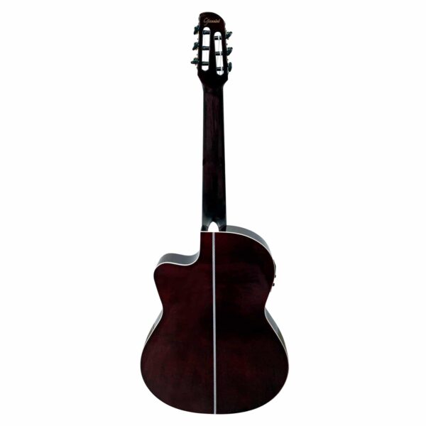 VIOLÃO NYLON ELETROACÚSTICO PERFORMANCE GNF-3 CEQ TRANSLUCENT DARK WINE (TDW) - Imagem 5