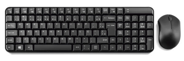 KIT TECLADO E MOUSE S/F USB PRETO TC183 - Imagem 2