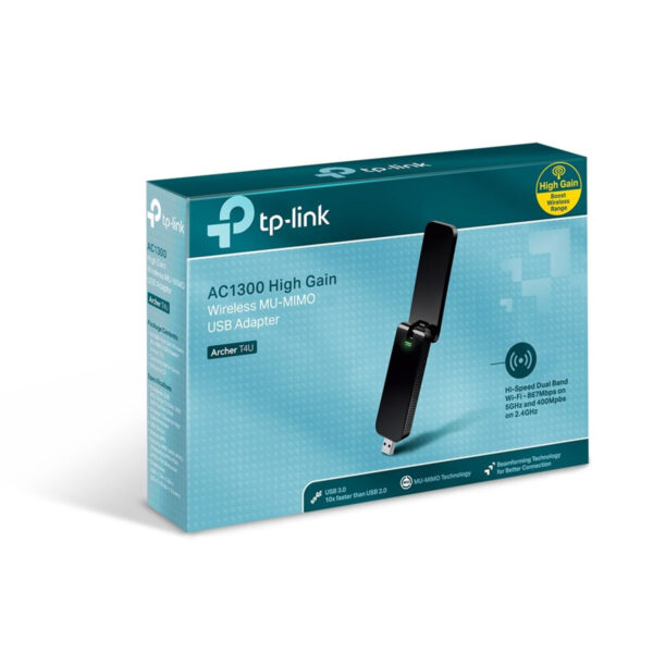 ADAPTADOR USB WIRELESS AC1300 DUAL BAND ARCHER T4U - Imagem 3