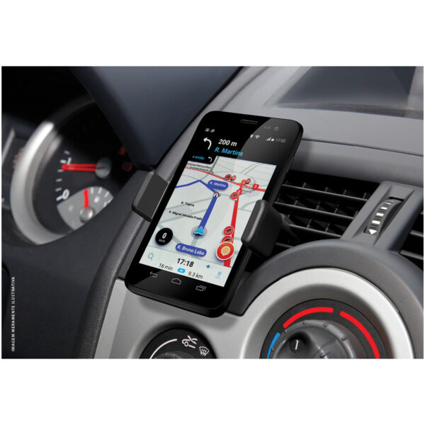SUPORTE UNIVERSAL DE CELULAR SMARTPHONE VEICULAR - Imagem 6