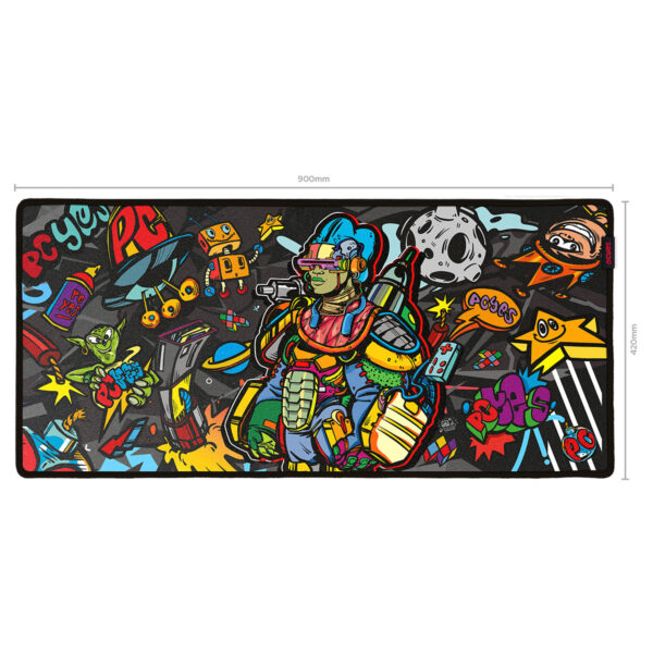 MOUSE PAD GAMER PCYES APOLLO EXTENDED 900 X 420 - APL90X42 - Imagem 5