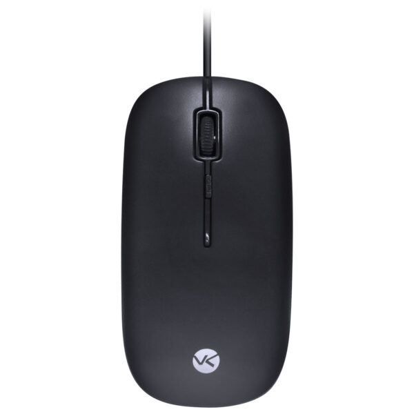 KIT MINI TECLADO E MOUSE USB CORP FLAT - TECLAS CHOCOLATE - MOUSE 1200DPI CABO 1.8M PRETO - VINIK - DC120 - Imagem 5