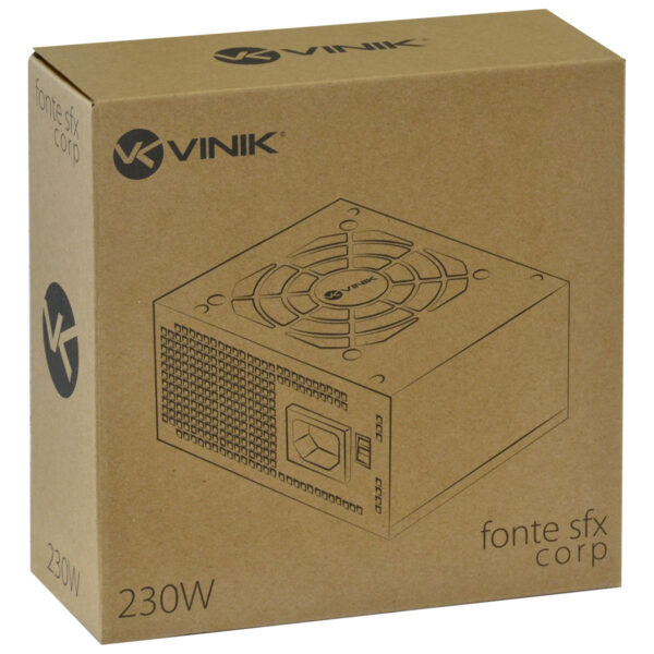 FONTE PARA GABINETE SLIM SFX 230W REAL BIVOLT CORP - VFS230 - Imagem 7
