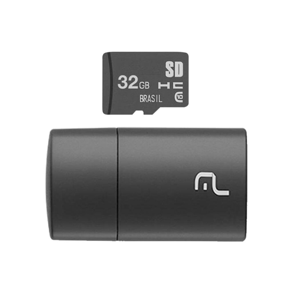 CARTÃO MICRO SD 32GB COM LEITOR USB CLASSE 4 MC163