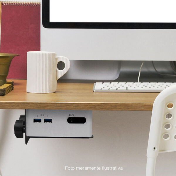 SUPORTE PARA MINI PC/NUC/THIN CLIENT UNIVERSAL - PLMSC01 - Imagem 10