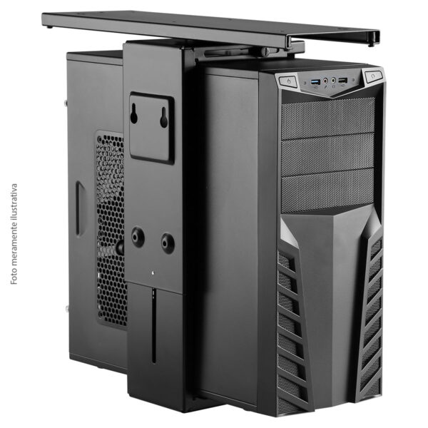 SUPORTE PARA GABINETE CPU SUSPENSO AJUSTÁVEL - PLMSC03 - Imagem 3
