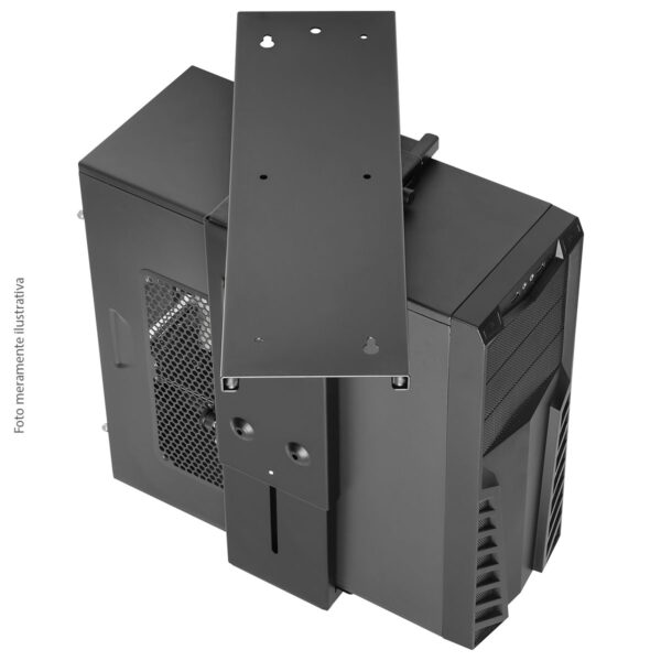 SUPORTE PARA GABINETE CPU SUSPENSO AJUSTÁVEL - PLMSC03 - Imagem 4