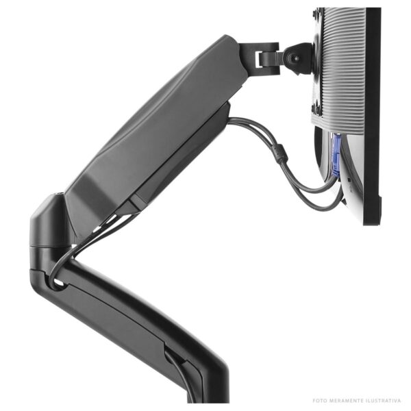 SUPORTE ARTICULADO PARA 2 MONITORES DE 17 A 32" C/ PISTÃO A GÁS - SM-341B - Imagem 3