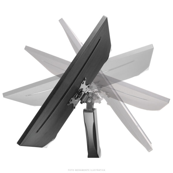 SUPORTE ARTICULADO PARA 2 MONITORES DE 17 A 32" C/ PISTÃO A GÁS - SM-341B - Imagem 11
