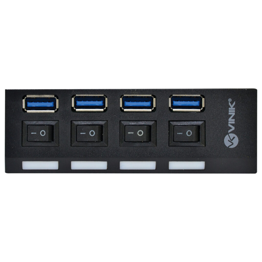 HUB USB 3.0 4 PORTAS COM INTERRUPTOR HUV-50