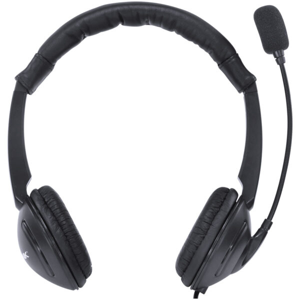 FONE DE OUVIDO HEADSET CORP USB COM MICROFONE - PRETO - VK390 - Imagem 4