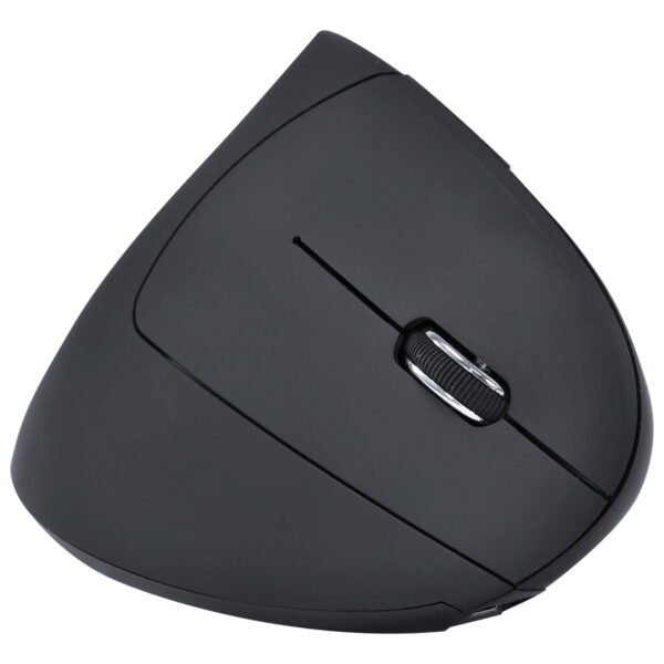 MOUSE SEM FIO RECARREGAVEL 2.4 GHZ VERTICAL ERGONOMICO ORTOPEDICO POWER FIT 1600 DPI PRETO USB - PM300 - Imagem 9