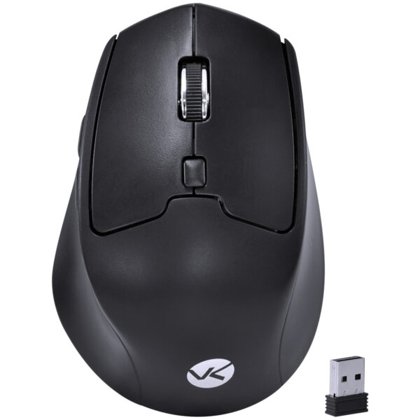 MOUSE SEM FIO WIRELESS 2.4 GHZ RECARREGAVEL POWER UP 1600 DPI PRETO USB - PM200 - Imagem 2
