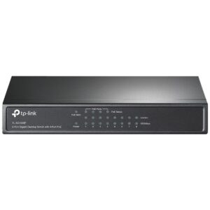 SWITCH GIGABIT 10/100/1000 8 PORTAS C/ 4 PORTAS POE+ TL-SG1008P SMB