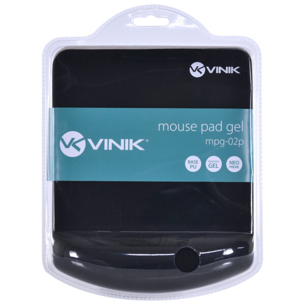 MOUSE PAD COM APOIO DE PULSO EM GEL MPG-02P PRETO - Imagem 5