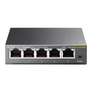 SWITCH EASY SMART GIGABIT DE 5 PORTAS 10/100/1000 TL-SG105E SMB