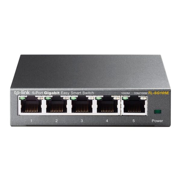 SWITCH EASY SMART GIGABIT DE 5 PORTAS 10/100/1000 TL-SG105E SMB