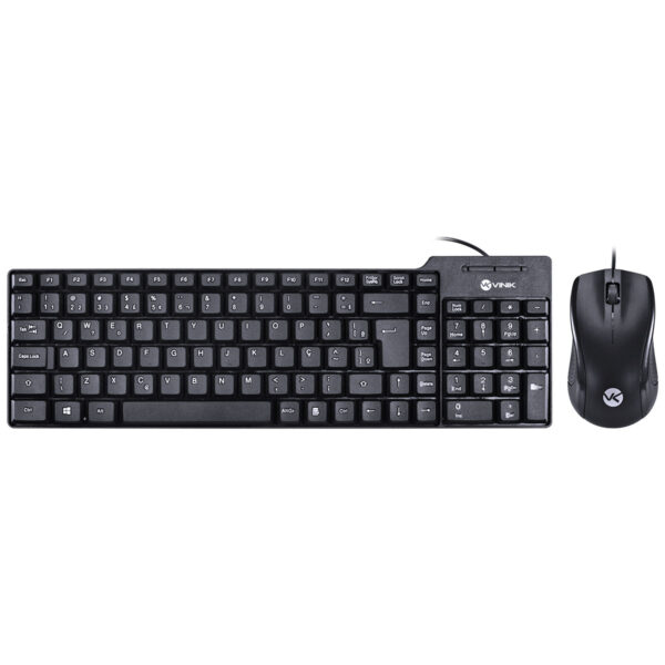 KIT TECLADO E MOUSE USB DYNAMIC - MOUSE 1000 DPI CABO 1.8 METROS - VINIK - CD100 - Imagem 7