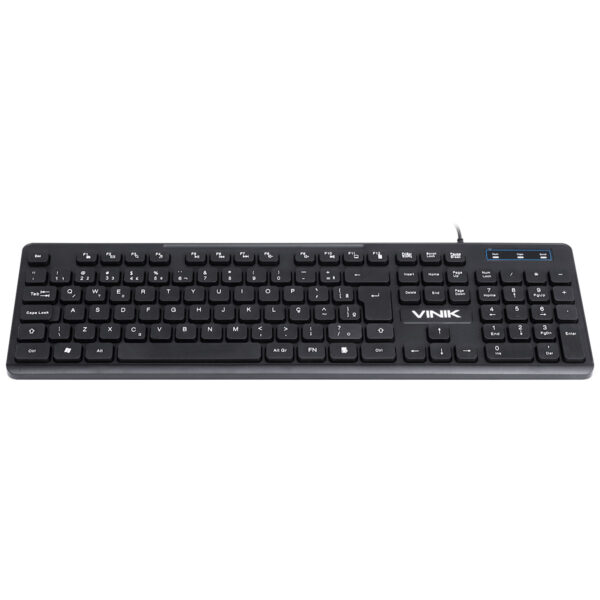 TECLADO USB MULTIMIDIA SLIM CHOCOLATE - CABO 1.8M - VINIK - TC100 - Imagem 5