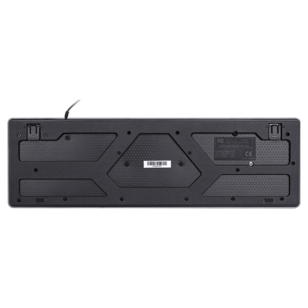 TECLADO USB MULTIMIDIA SLIM CHOCOLATE TECLAS REDONDAS LED BRANCO 1.8M - TC200 - Imagem 11