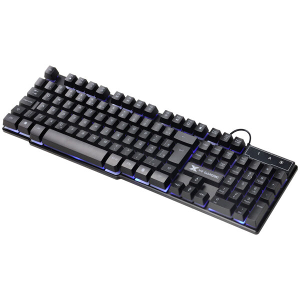 TECLADO GAMER HYDRA 107 TECLAS + 12 MULTIMÍDIA COM LED AZUL SENSACAO TECLA MECANICA - GT700 - Imagem 4