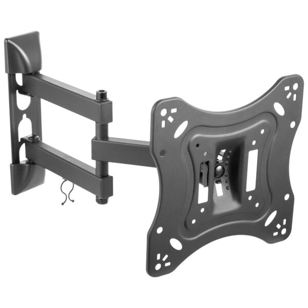 SUPORTE PARA TV LED LCD DE 23" A 42"  ARTICULADO COM INCLINAÇÃO E PASSADOR DE CABOS - ST210A - Imagem 4