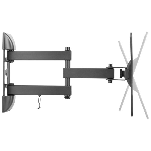SUPORTE PARA TV LED LCD DE 23" A 42"  ARTICULADO COM INCLINAÇÃO E PASSADOR DE CABOS - ST210A - Imagem 9