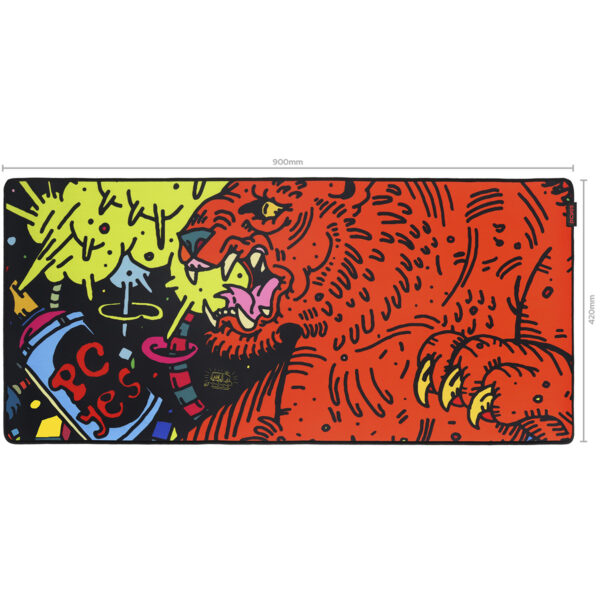 MOUSE PAD GAMER PCYES TIGER EXTENDED - 900 X 420MM - PMT90X42 - Imagem 6