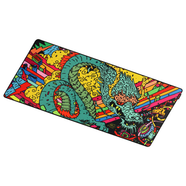 MOUSE PAD GAMER PCYES DRAGON EXTENDED - 900 X 420MM - PMD90X42 - Imagem 3