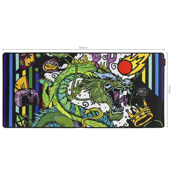 MOUSE PAD GAMER PCYES ANCIENT DRAGON EXTENDED - 900 X 420MM - PMA90X42 - Imagem 6