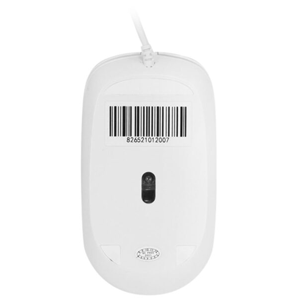 MOUSE USB DYNAMIC SLIM BRANCO 1600 DPI CABO 1,8M - VINIK - DM126B - Imagem 5