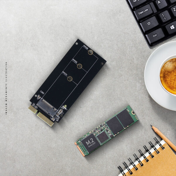 PLACA SATA PARA SSD M.2 - ADAPTADOR SATA 7+15 PINOS - PM2-SATA - Imagem 10