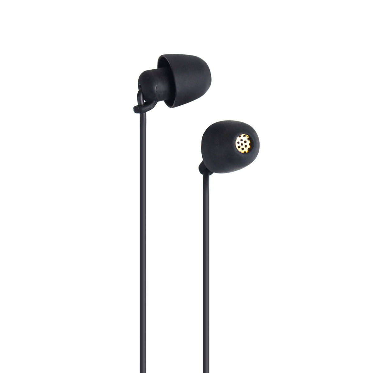 FONE DE OUVIDO SOUND COMFORT PRETO COM MICROFONE CABO 1.2M PLUG 3.5MM P3 - SC100P - Imagem 2