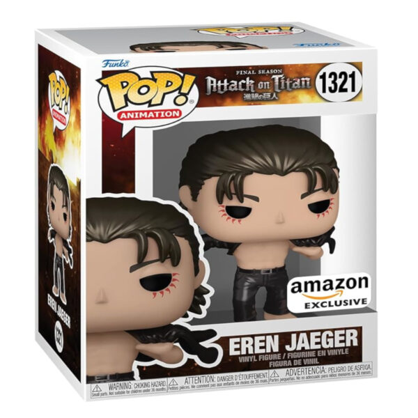 POP! ATTACK ON TITAN  - EREN JAEGER COM CAMISA ABERTA #1321 - Imagem 3